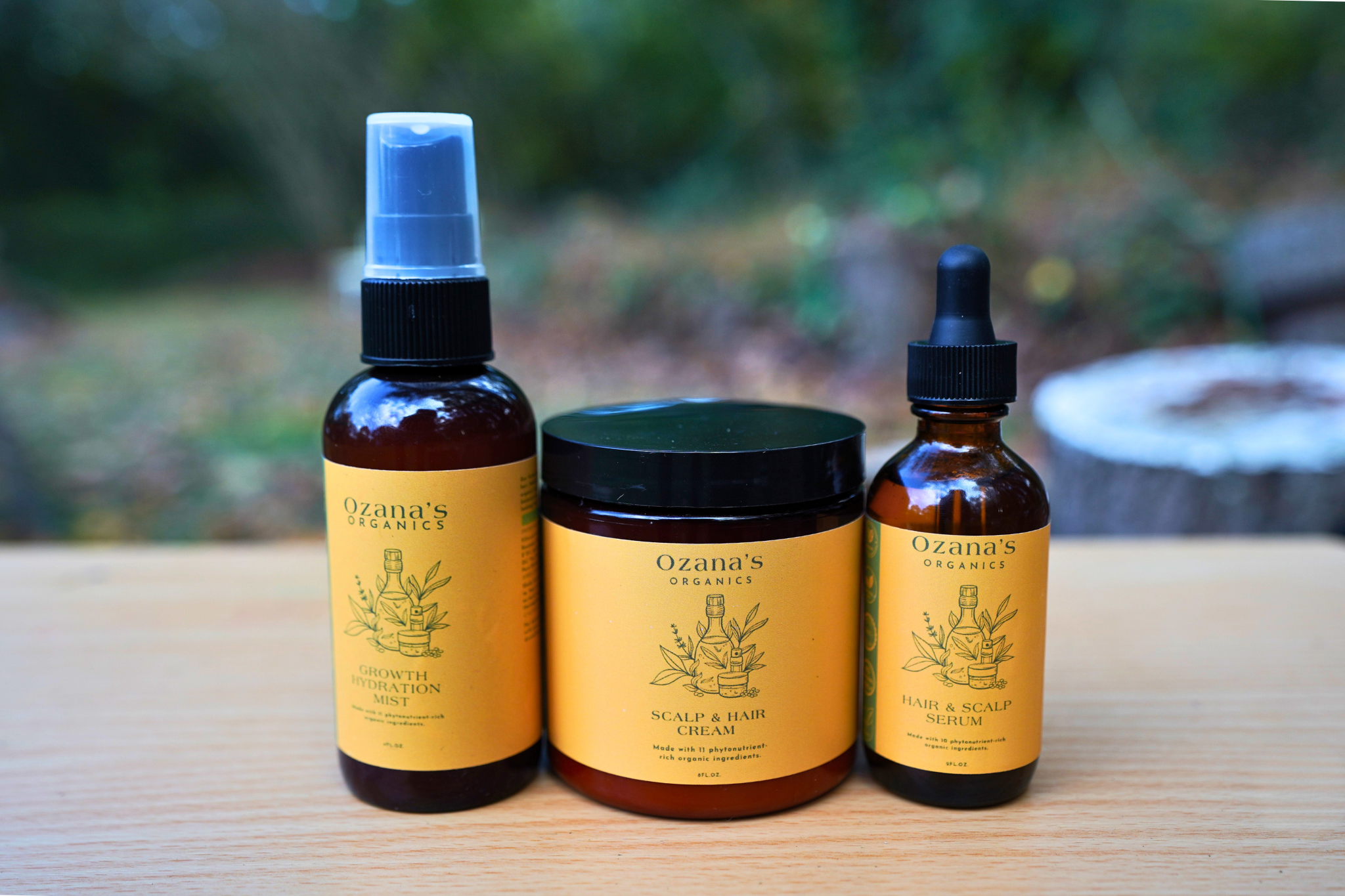 Hair Repair Bundle: Mist, Serum & Cream | Ozana's – Ozanas Organics